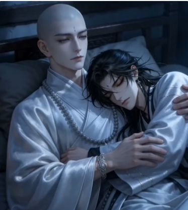 《佛与蛇：灵栖佛座前》(2026)：禁欲佛子×千年蛇妖，古风双男主AI漫剧网盘资源海报或剧照