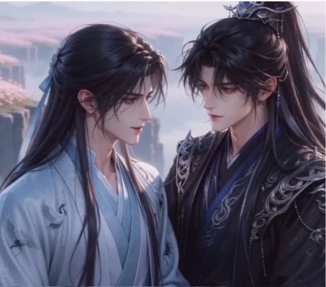 《为师摆烂后，黑化徒弟傻眼了》(2026)：沈砚书摆烂师尊×黑化徒弟，双男主AI漫剧海报或剧照