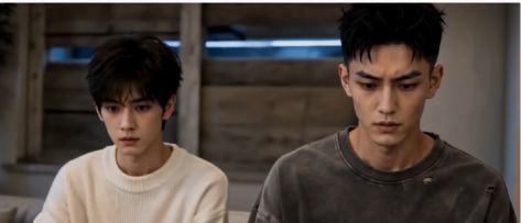 《末世求生却绑定了耽美系统2》(2026)：周渡失忆×沈迟执着守候，双男主AI漫剧海报或剧照